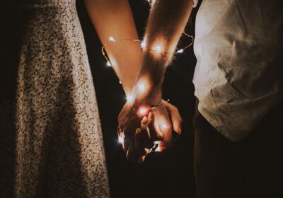 A Romantic Couple holding hands