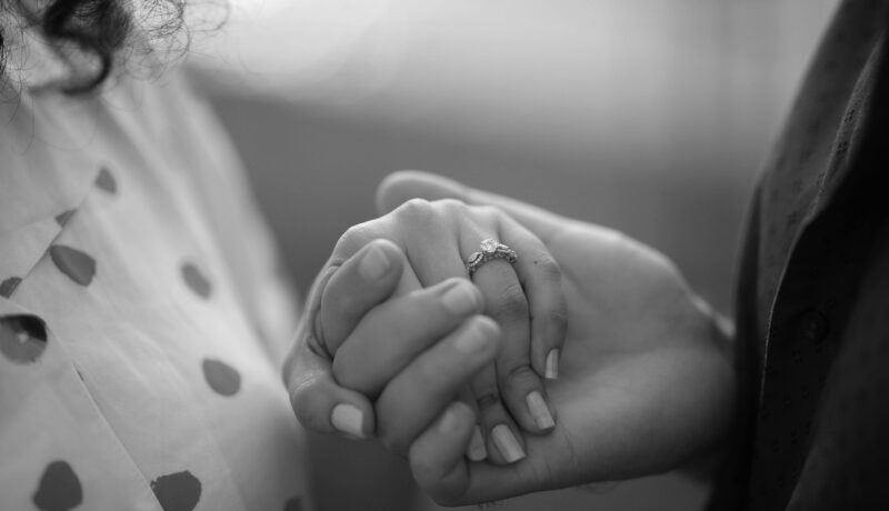A Couple Holding hands