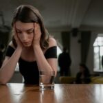 Girl in a bar
