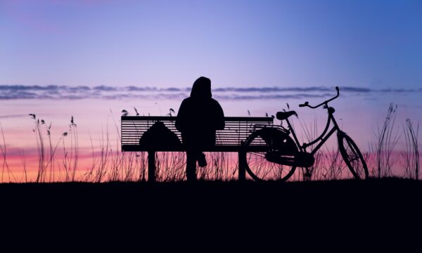 girl with an evening vibe