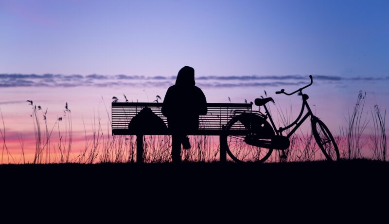 girl with an evening vibe